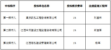 經開區配套支路網建設工程監理項目中標候選人公示