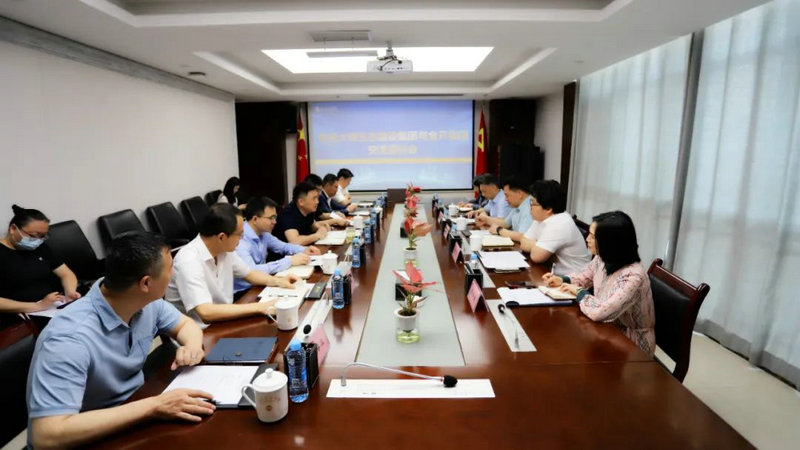 南昌大灣生態建設集團一行來訪金開集團座談交流