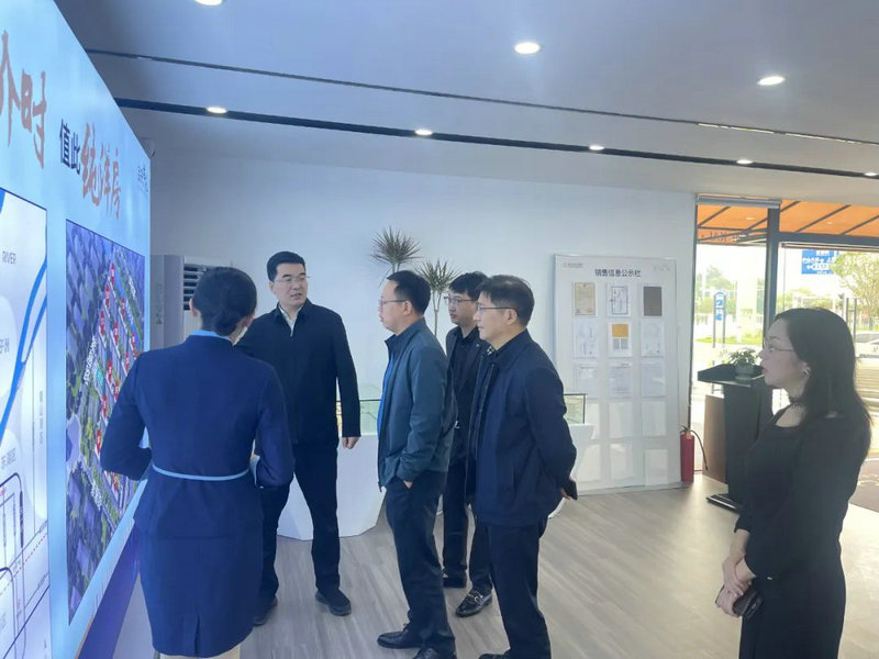 賀敏深入集團房地產項目調研